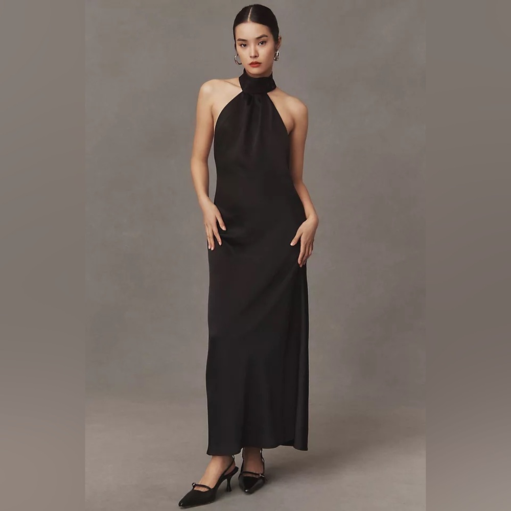 Significant Other Darcy Backless Halter Dress